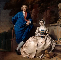 Portrait of George Michael Moser and his wife, Mary Guynier